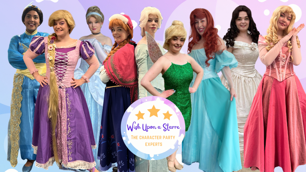 Wish Upon a Starre Princess Entertainer at a Children's Birthday Party in Dorset
