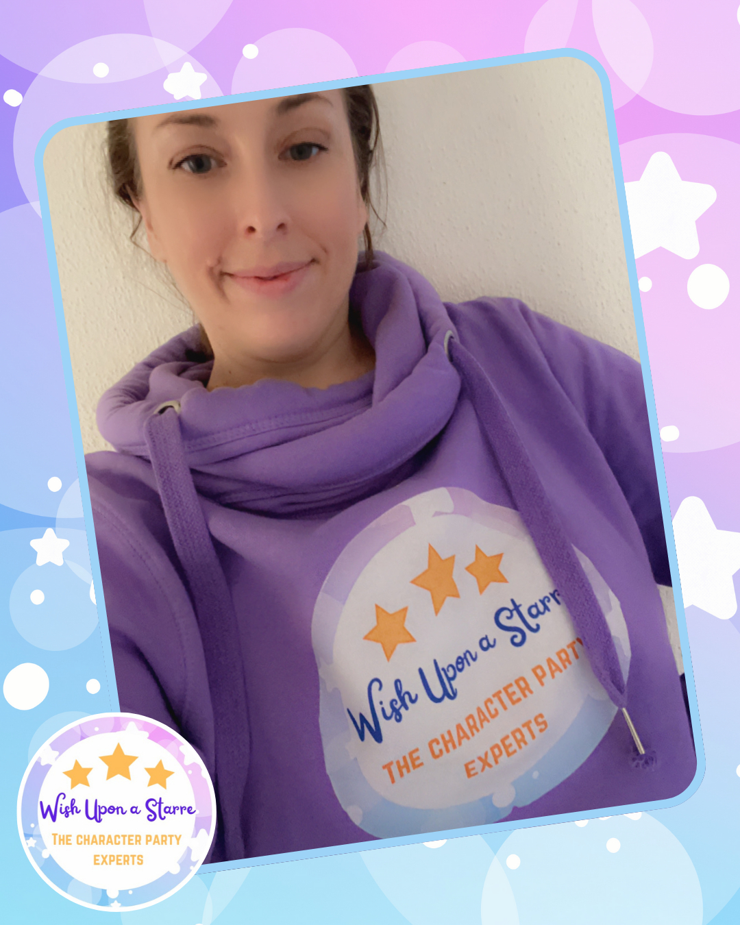 Abbie, the founder of Wish Upon a Starre, children's entertainer in Dorset
